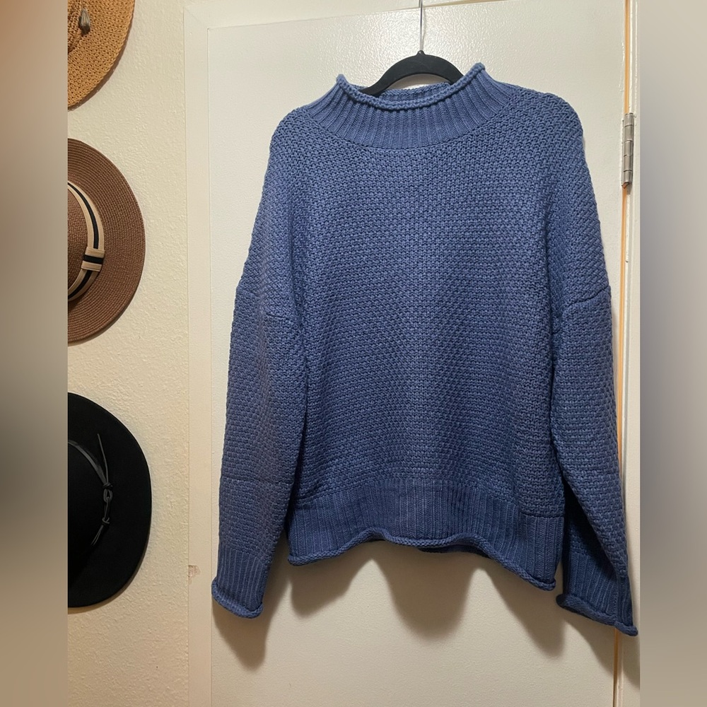 NWOT Blue Knit Sweater